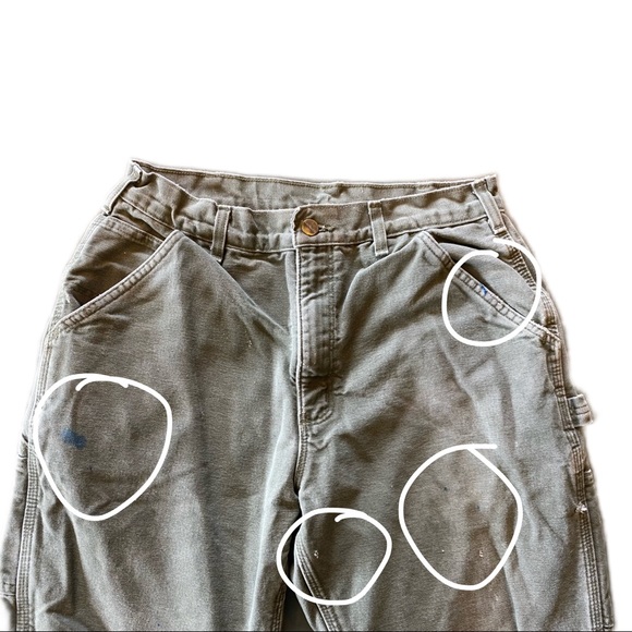 Green Carhartt Pants - Picture 2 of 4